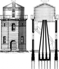 The tower as designed by Cuypers.